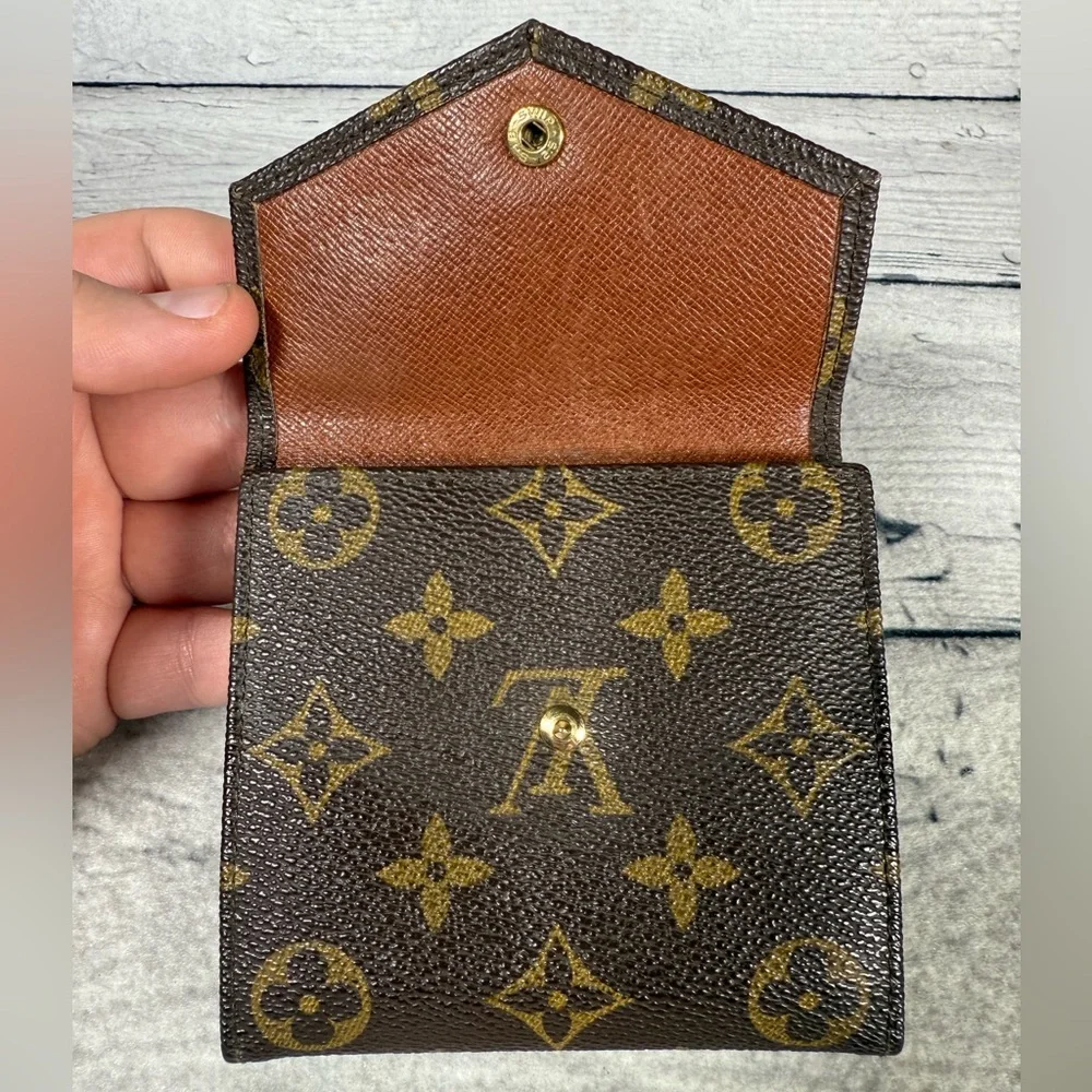 Louis Vuitton Portefeiulle Elise Trifold Wallet Monogram Canvas Leather - Picture 7 of 14
